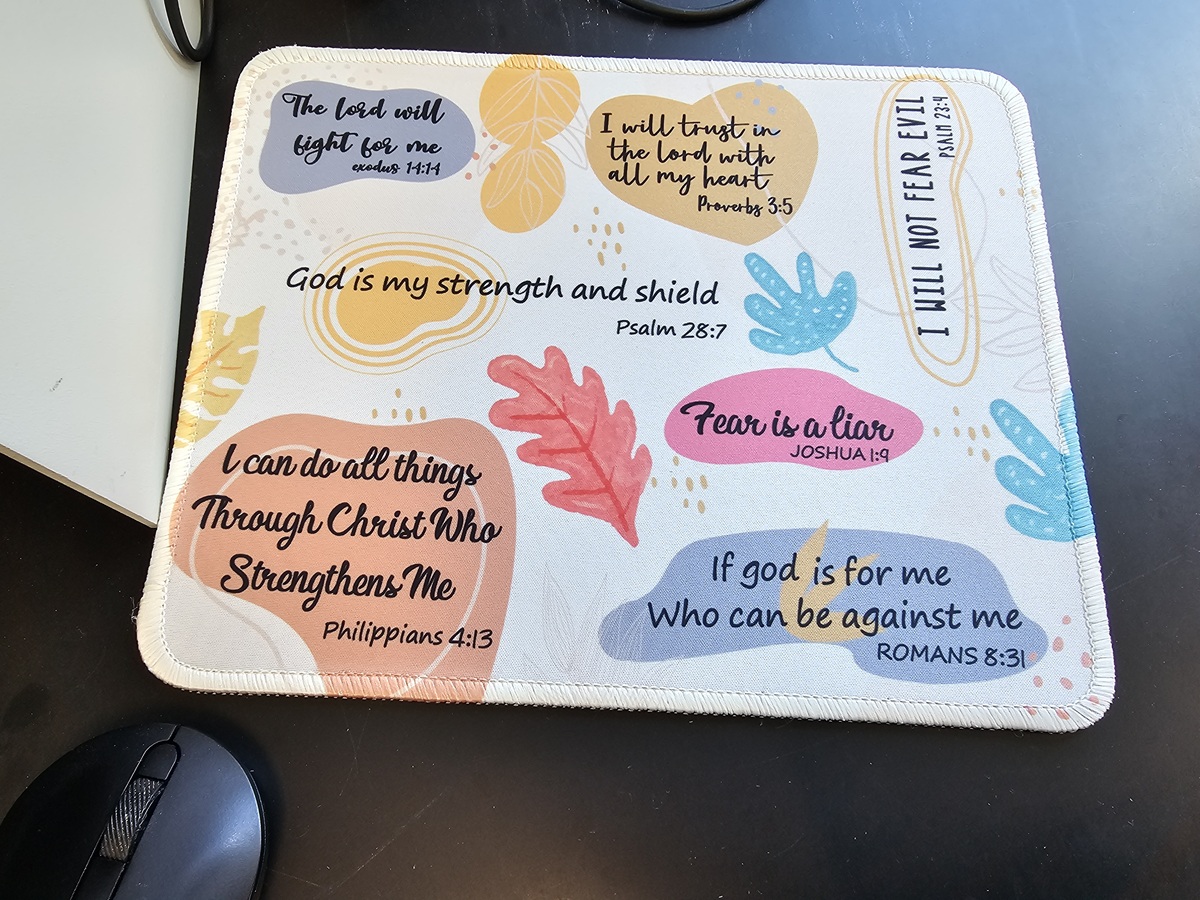 November 17, 2025 Mouse Pad at Hotel